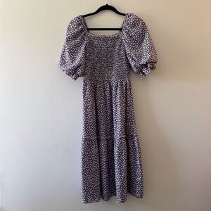 Cottagecore Tiered Midi Dress